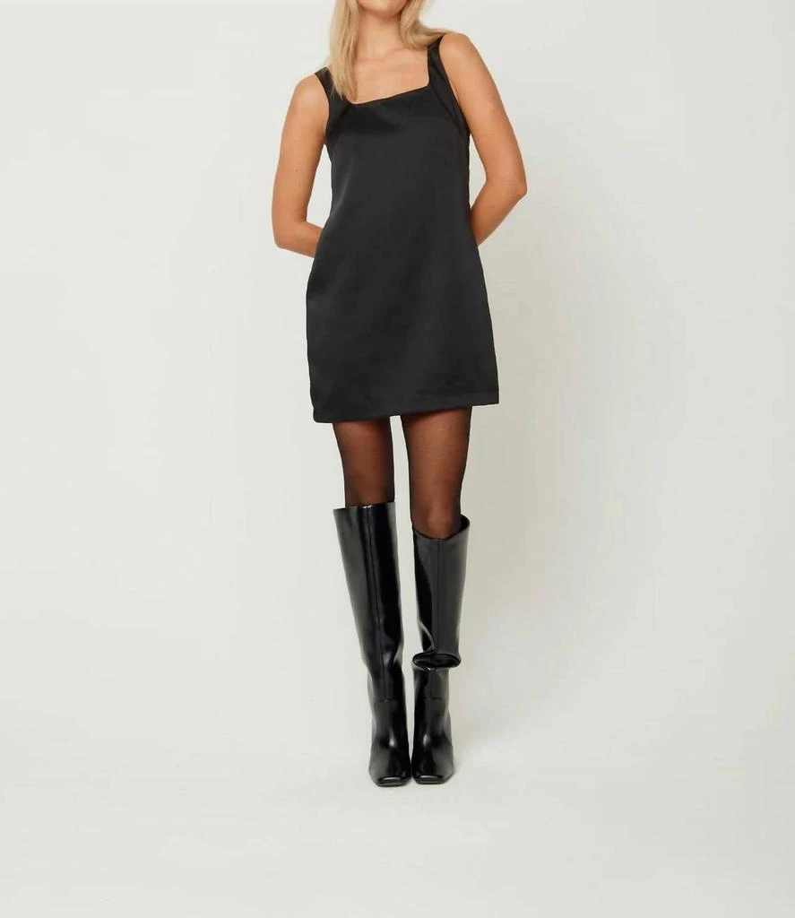 House Of Sunny House Of Sunny - Mini Satin Shift Dress 4