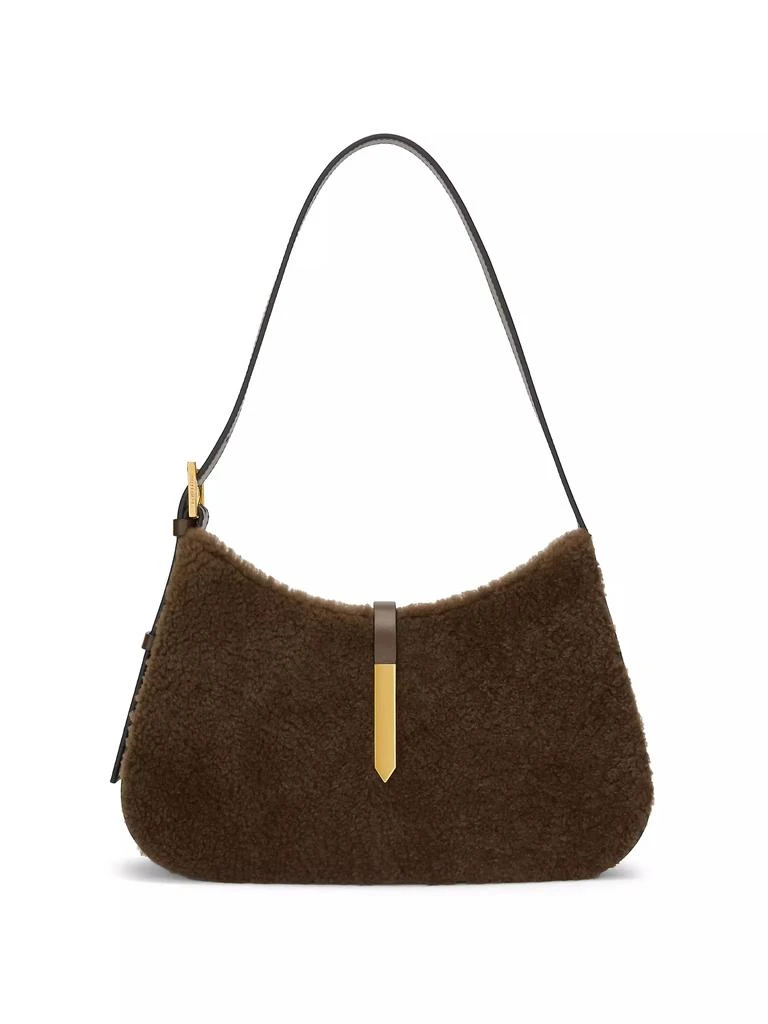Demellier Small Tokyo Shearling Hobo Bag 1