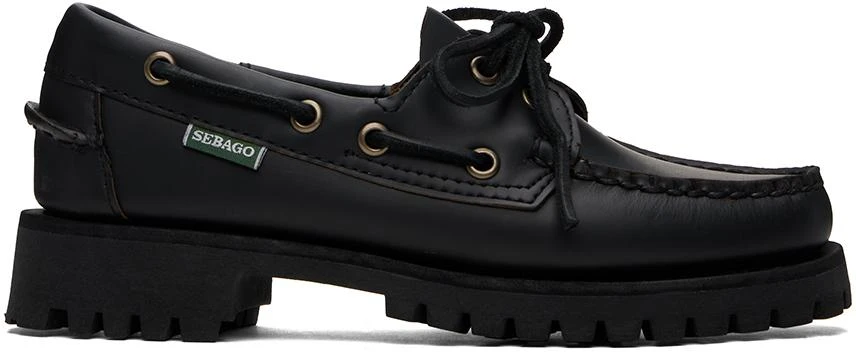 SEBAGO Black Ranger Moc Soft Loafers 1