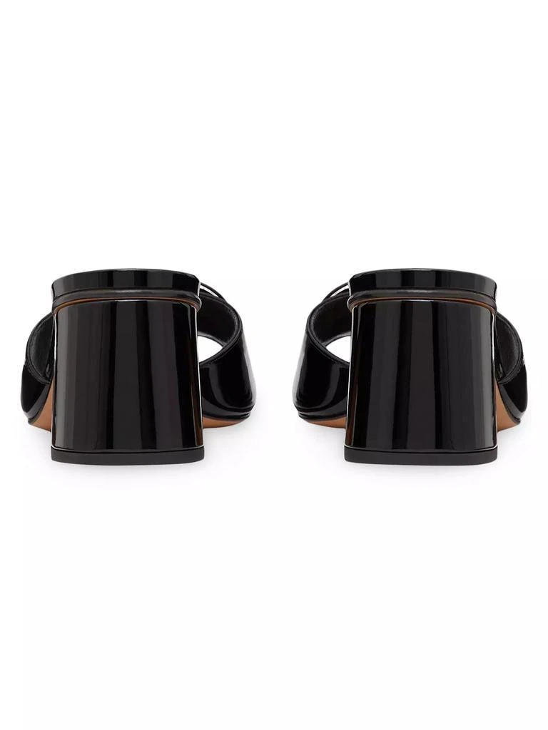 Valentino VLogo Signature 60MM Patent Leather Slide Sandals 3