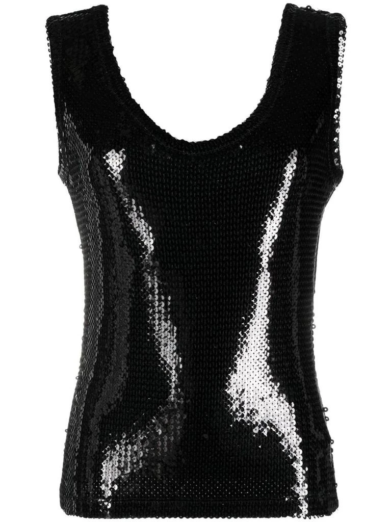 NA Black sequined top 1