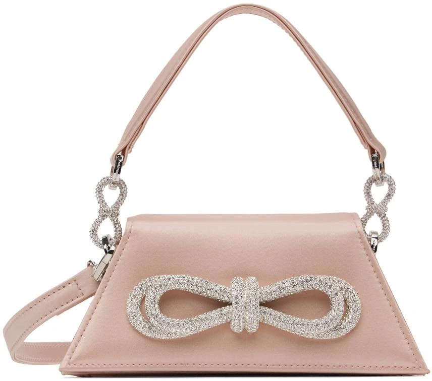 Mach & Mach Pink Double Bow Samantha Small Bag 1