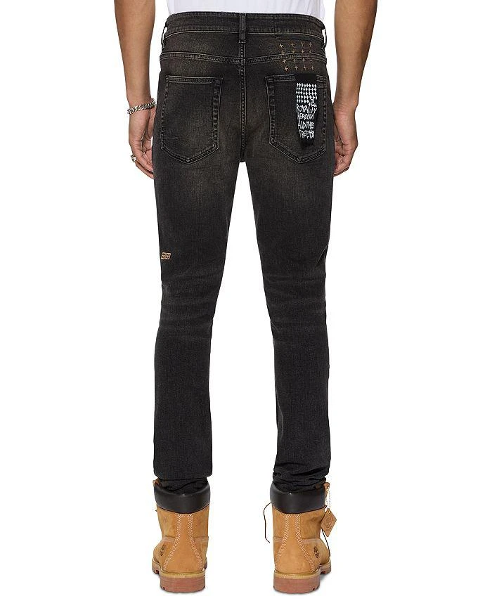 Ksubi Van Winkle Kingdom Repair Skinny Jeans in Black 3