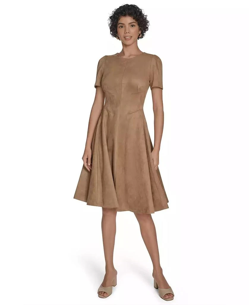 Women's Fit and Flare Short Dress – On Sale Now with Up to 64% Off