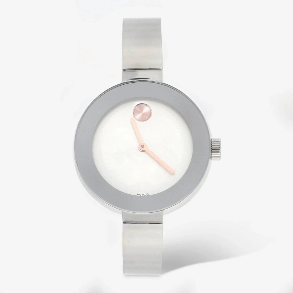 Movado Womens Watch 3600194 Bold Swiss Quartz Silver Stainless Steel Bangle 34mm Movado Women main image 3