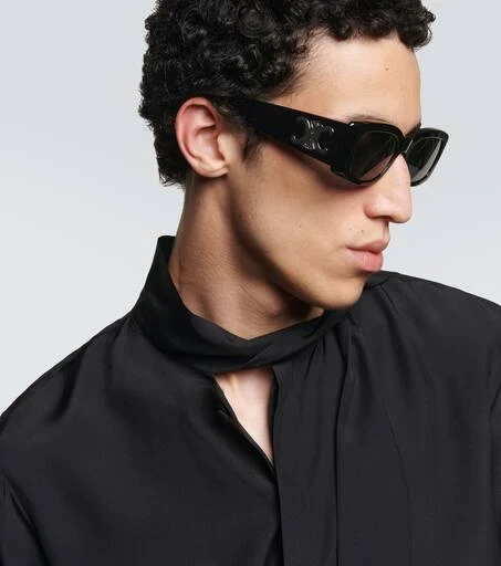 Celine Eyewear Triomphe XL 01 rectangular sunglasses 3