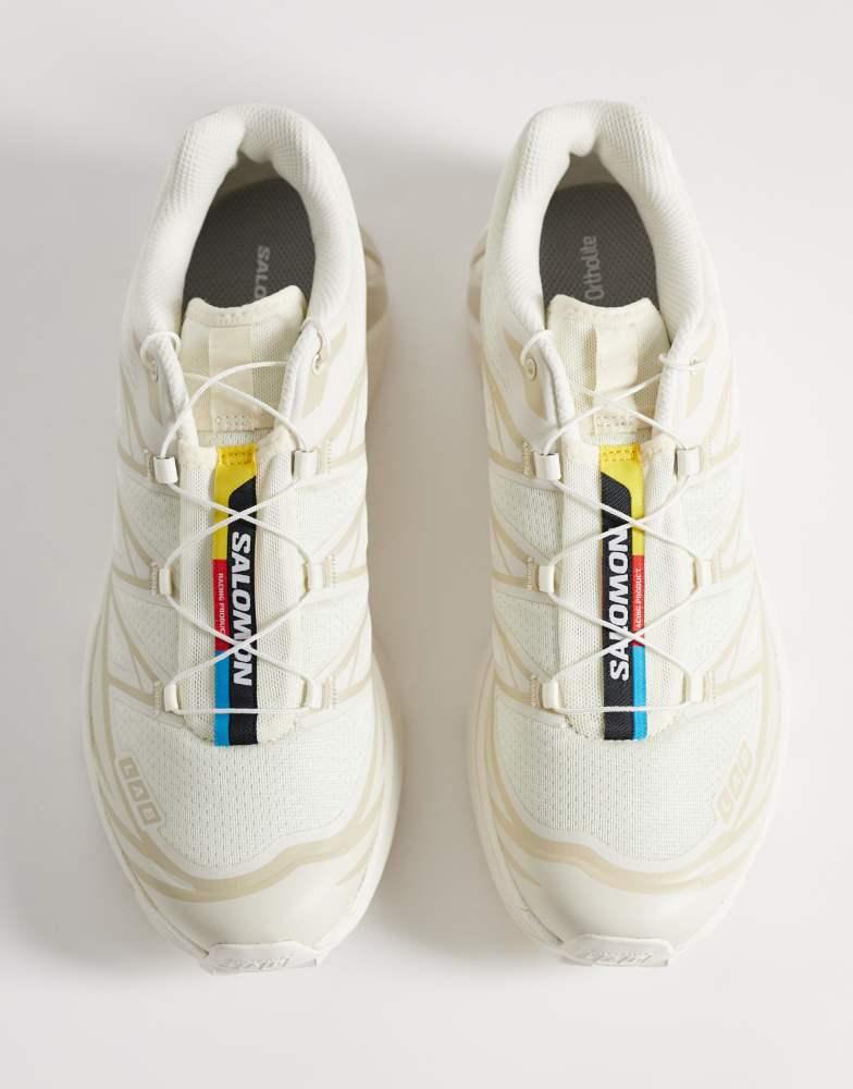 Salomon Salomon XT-6 unisex trainers in vanilla ice - Casual Shoes