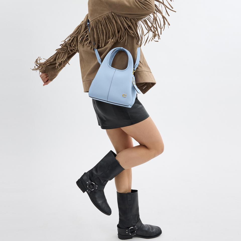 Coach Coach Lana 23 Pebble-Grain Leather Shoulder Bag