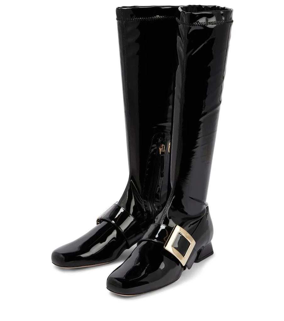 Roger Vivier Très Vivier patent leather knee-high boots 5