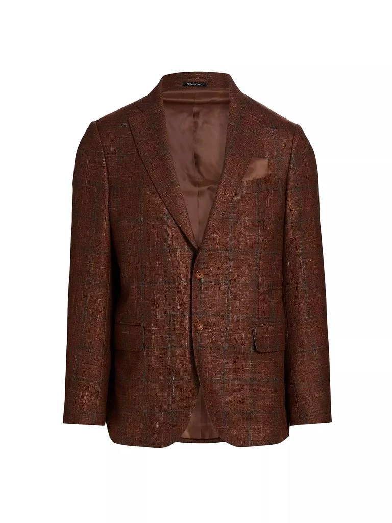 Saks Fifth Avenue COLLECTION Plaid Sport Coat 1