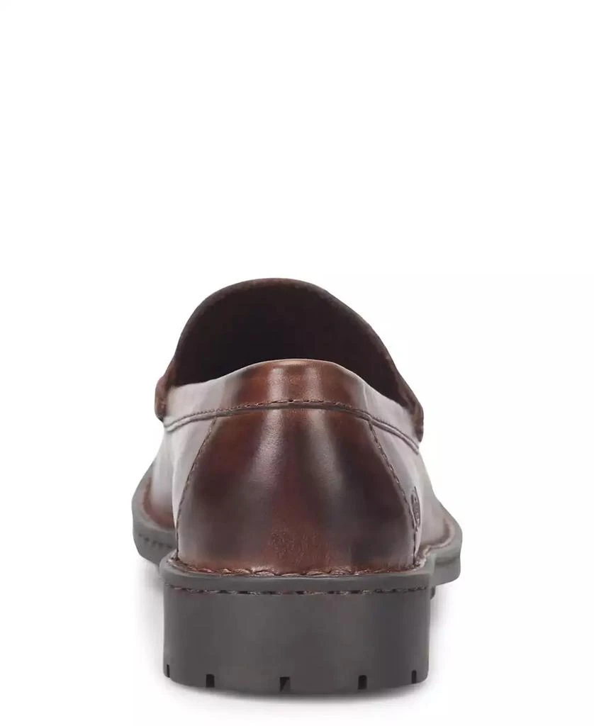Born Men's Langley Leather Slip On Penny Loafers 7