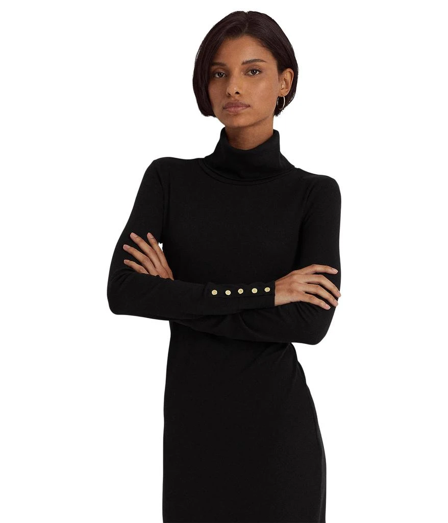 Ralph Lauren Cotton-Blend Turtleneck Dress 4