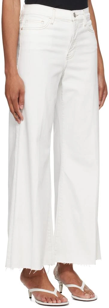 FRAME White 'Le Palazzo Crop' Jeans 2