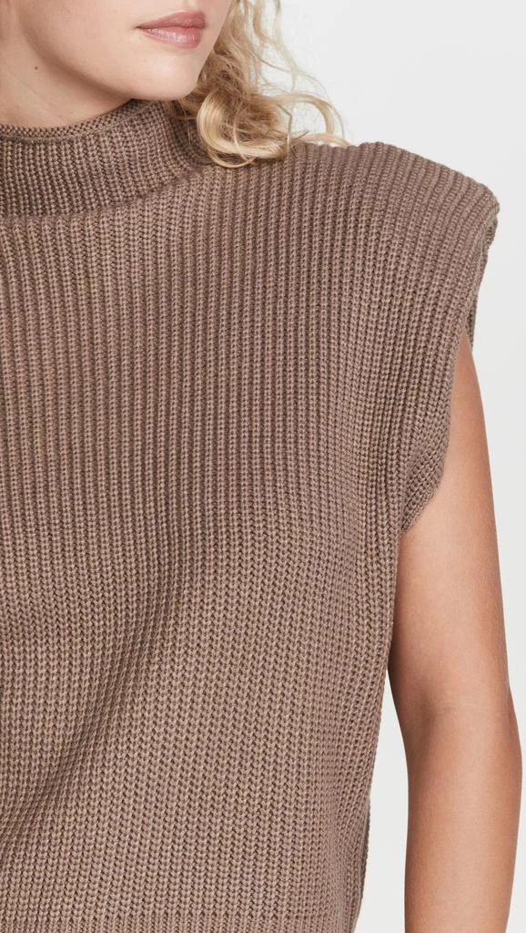 En Saison Sweater Pullover with Shoulder Pads 5