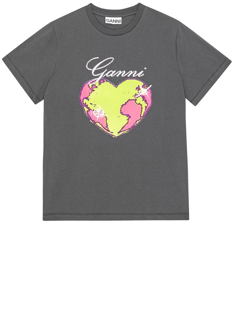 Ganni Heart t-shirt 1