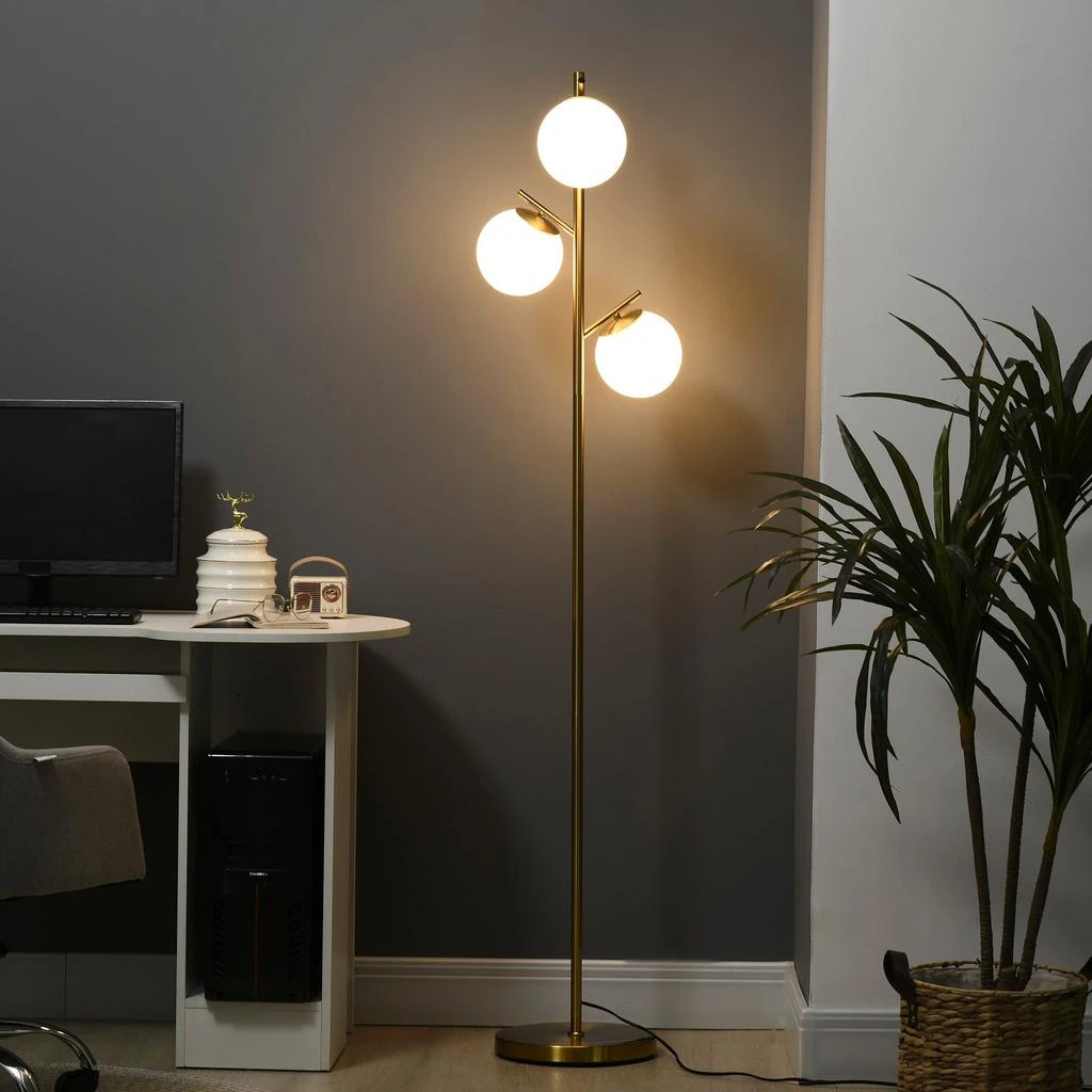Streamdale Furniture Streamdale 3-Light Modern Floor Lamps for Living Room 2