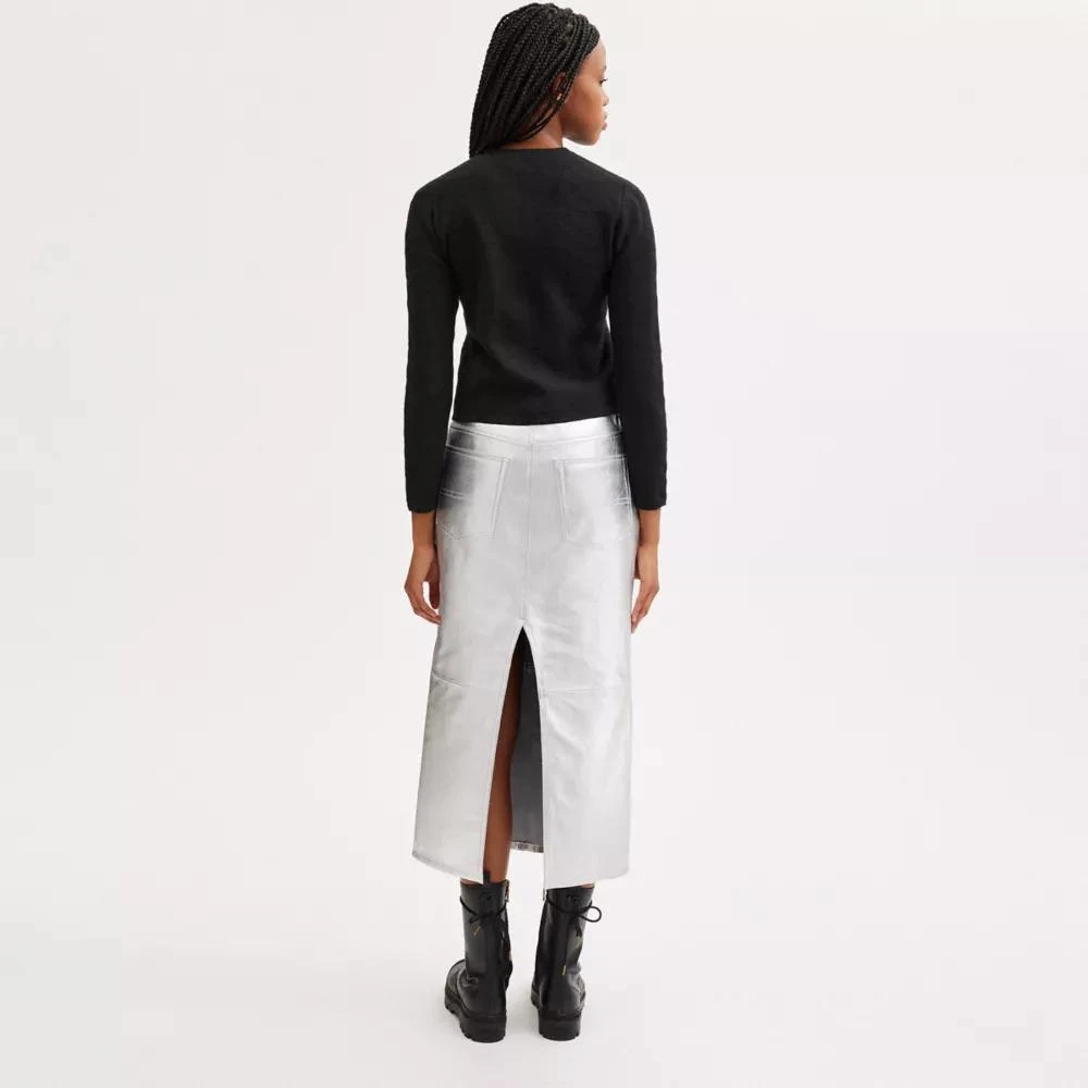 Coach Signature Knit Cropped Cardigan 3