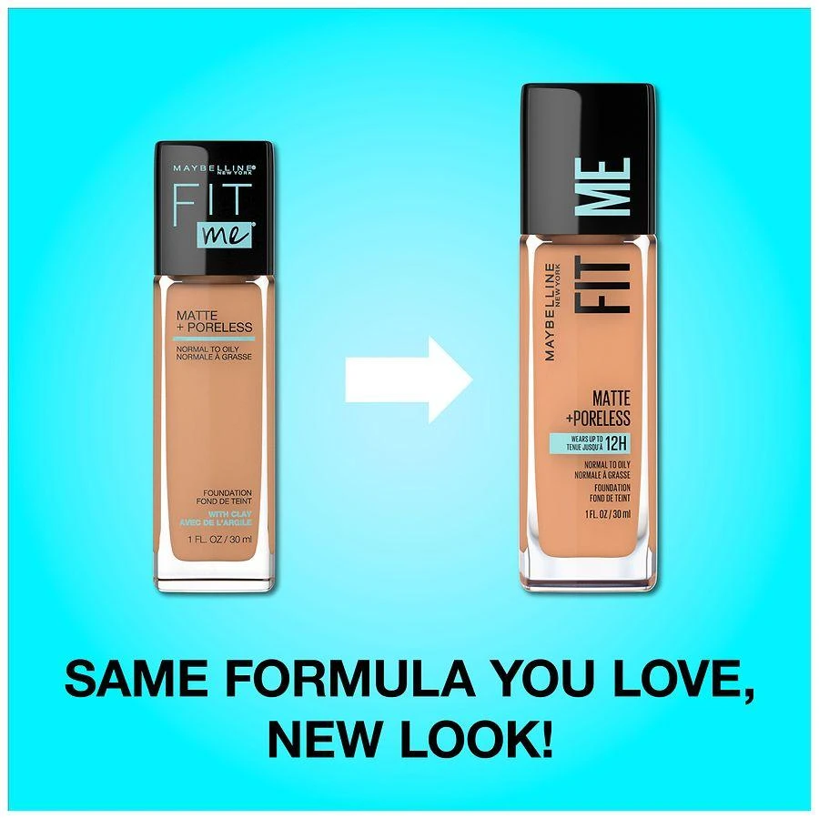 Maybelline Fit Me Matte + Poreless Liquid Foundation Makeup 9