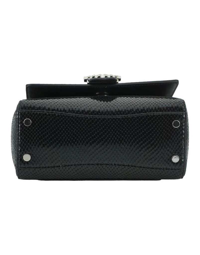 Jimmy Choo Jimmy Choo Black Leather Top Handle Shoulder Bag 5