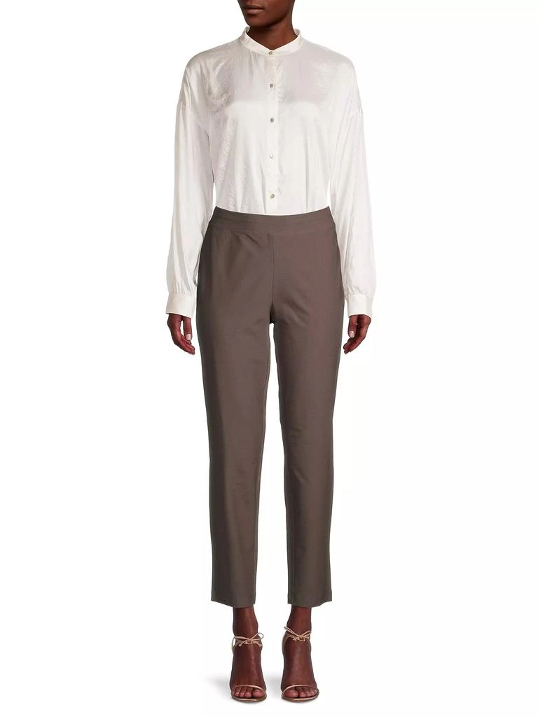 Eileen Fisher Boxy Silk Shirt 2