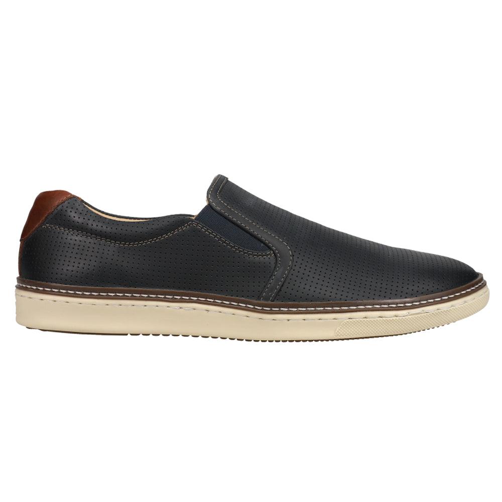Johnston & Murphy McGuffey Perforated Slip On Shoes