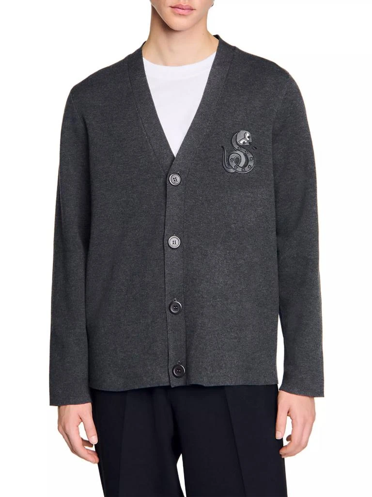 Sandro Snake Cardigan 6