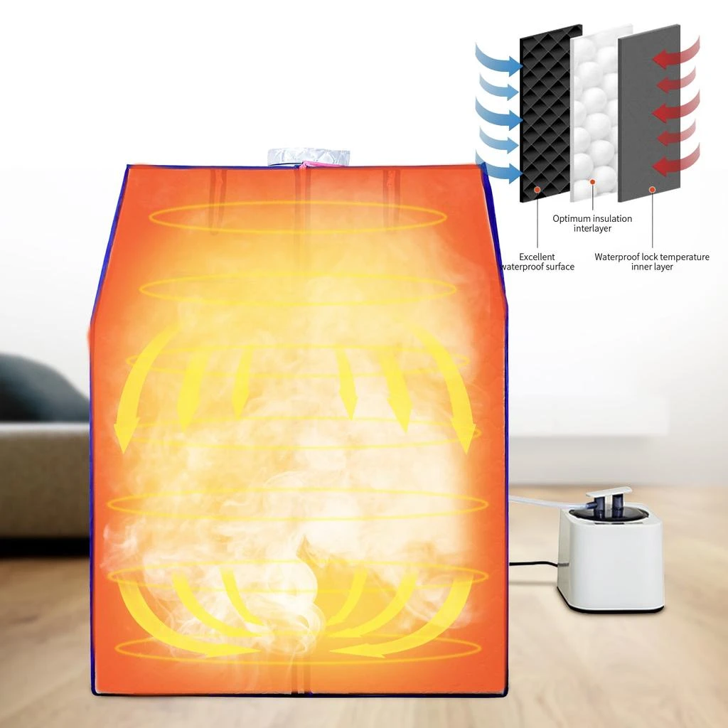 Streamdale Furniture Streamdale Sojourner Portable Sauna For Home - Steam Sauna Tent 4