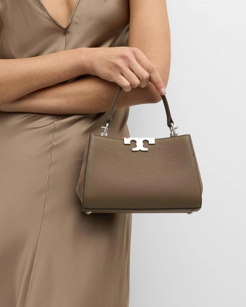 Tory Burch Eleanor Mini Pebbled Leather Satchel Bag 5