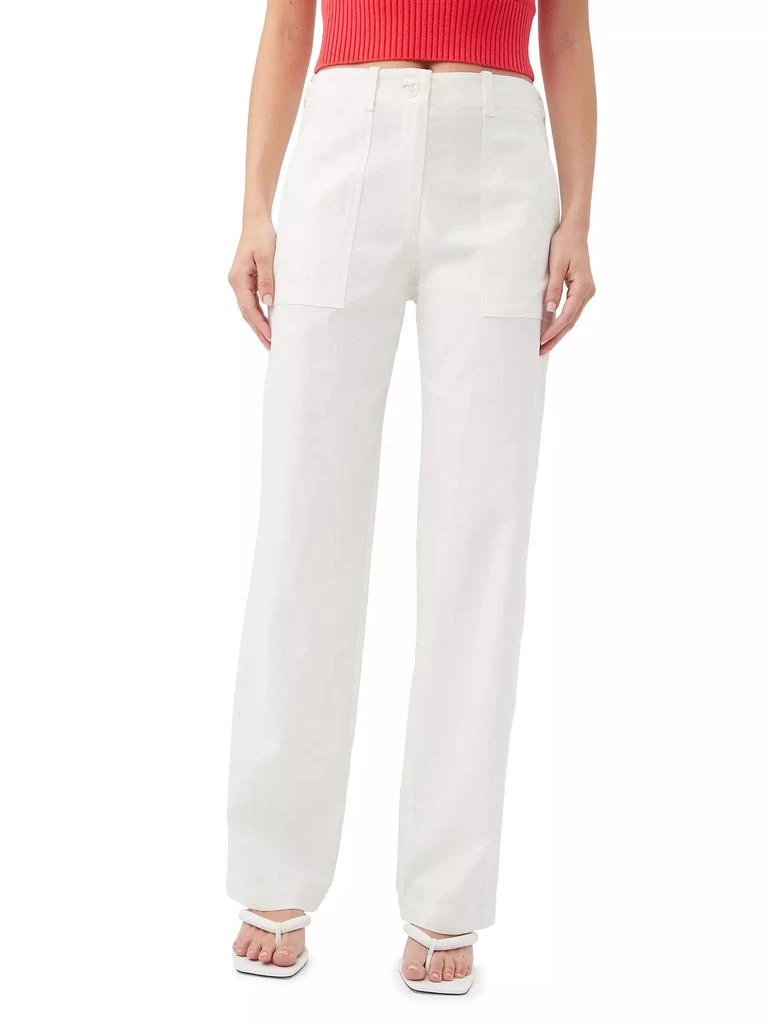 Trina Turk Antonia 2 Stretch-Linen Pants 1