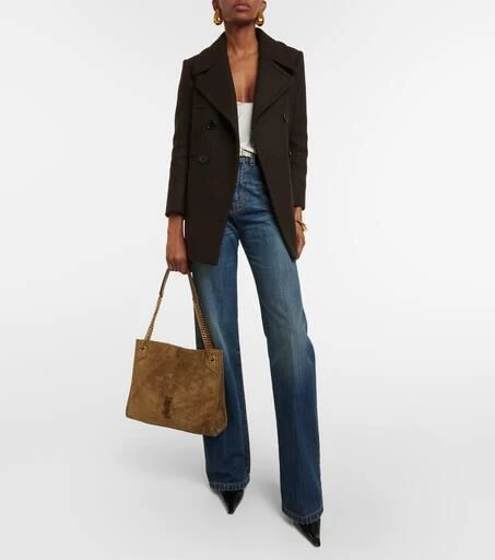 Yves Saint Laurent Niki Medium suede shoulder bag 5