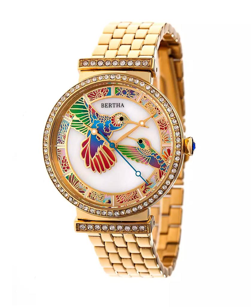 BERTHA Quartz Emily Collection Gold Stainless Steel Watch 37Mm