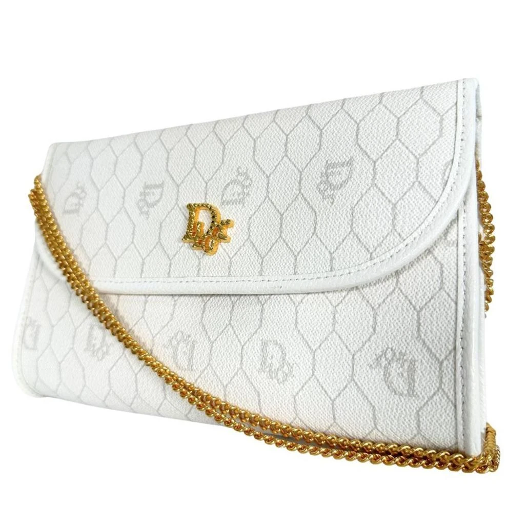 Dior Dior Honeycomb  Canvas Shoulder Bag (Pre-Owned) 4