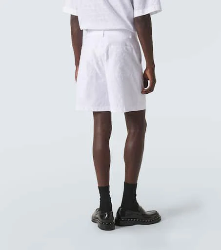 Valentino Jacquard cotton poplin shorts 4