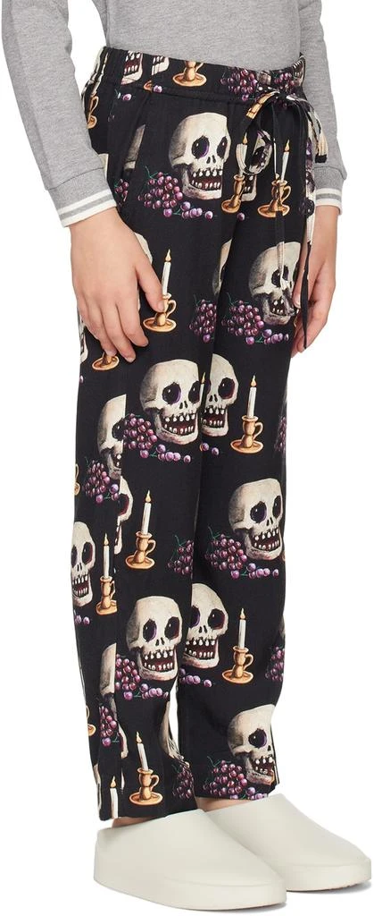 Endless Joy Kids Black Momento Mori Lounge Pants 2
