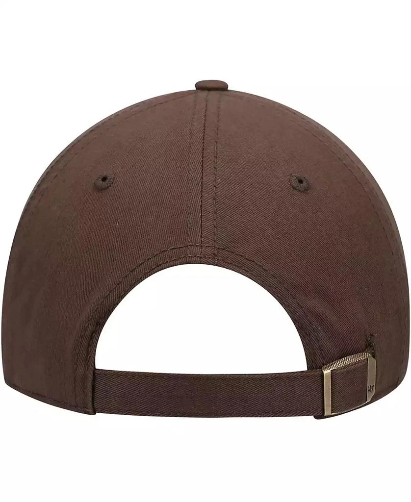 47 Brand Women's Brown Cleveland Browns Miata Clean Up Primary Adjustable Hat 5