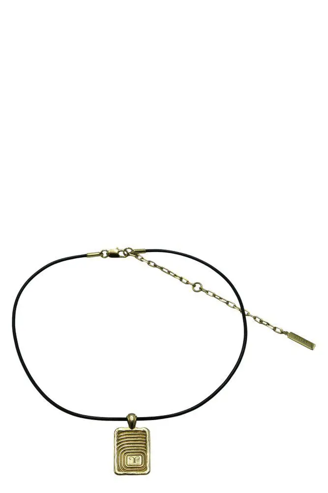 ELLERY Ellery Aries Rectangular Pendant Necklace