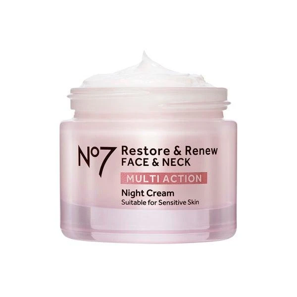 No7 Restore & Renew Multi Action Face & Neck Night Cream 5