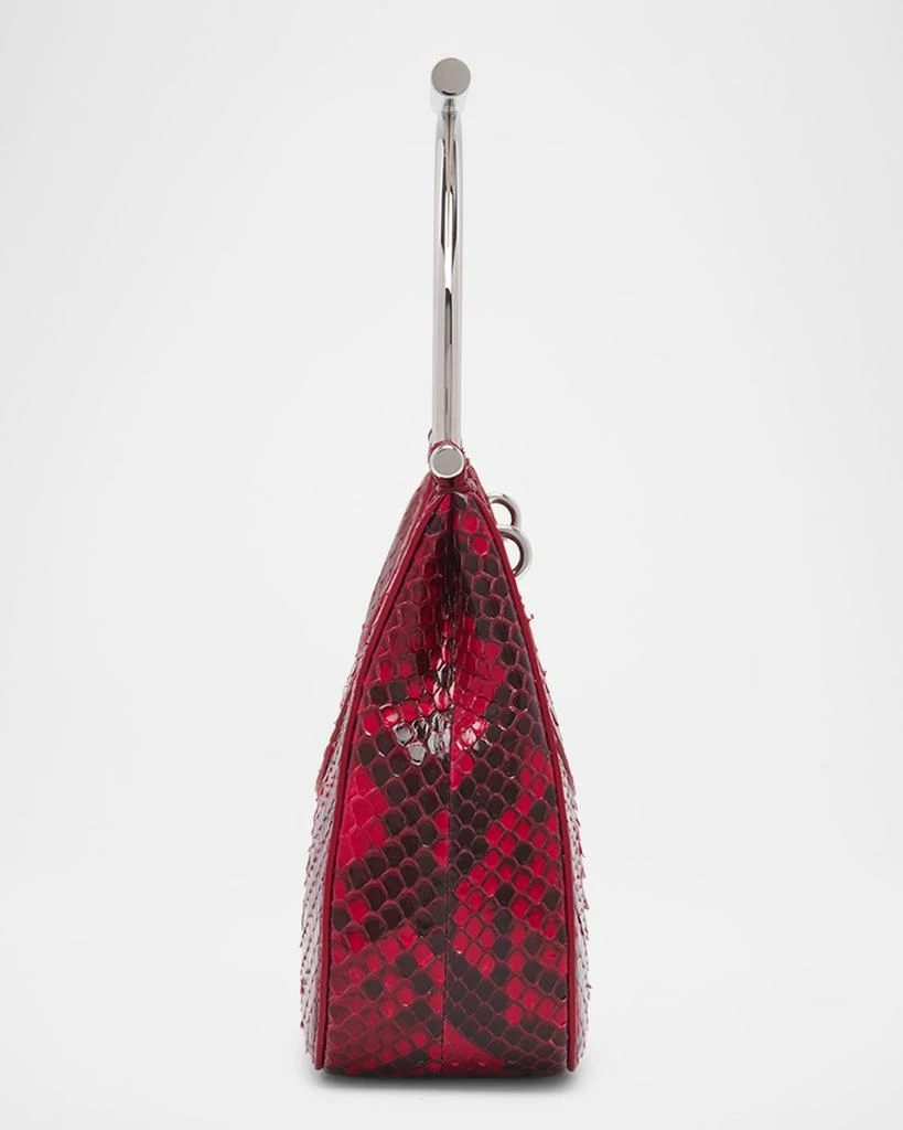 Alexander McQueen Mini T-Bar Python Top-Handle Bag 4