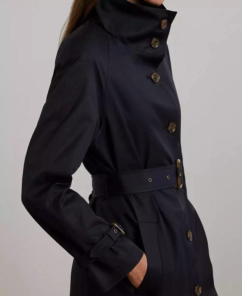 Ralph Lauren Women's Stand-Collar Maxi Trench Coat 3