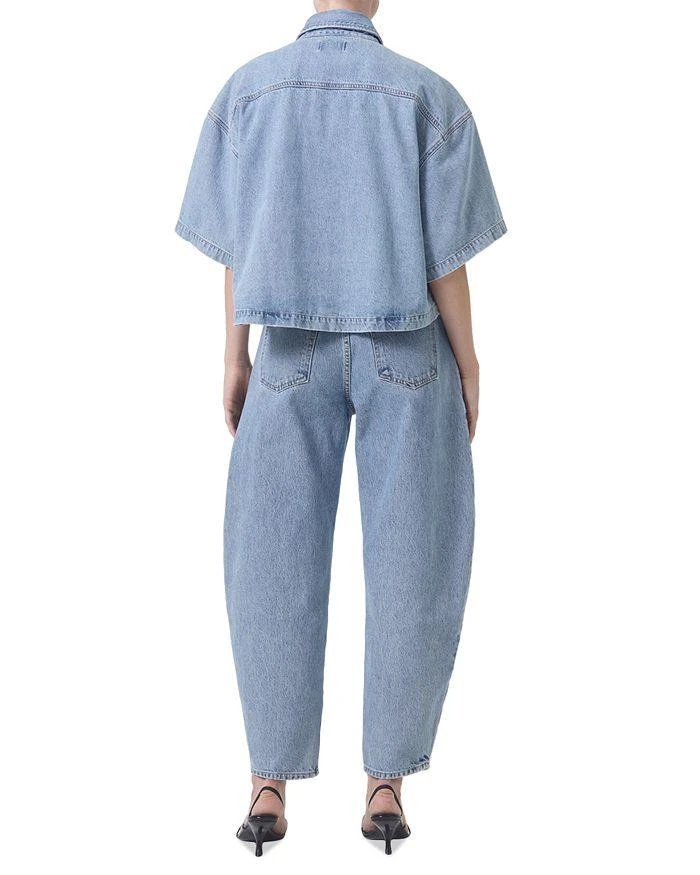 AGOLDE Rona Box Denim Shirt 10