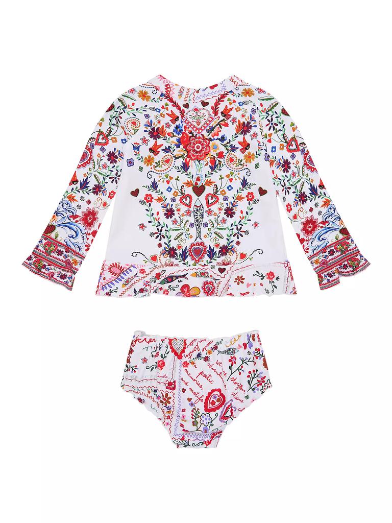 Camilla Baby Girl's Faith, Luck & Justice Rashie Set