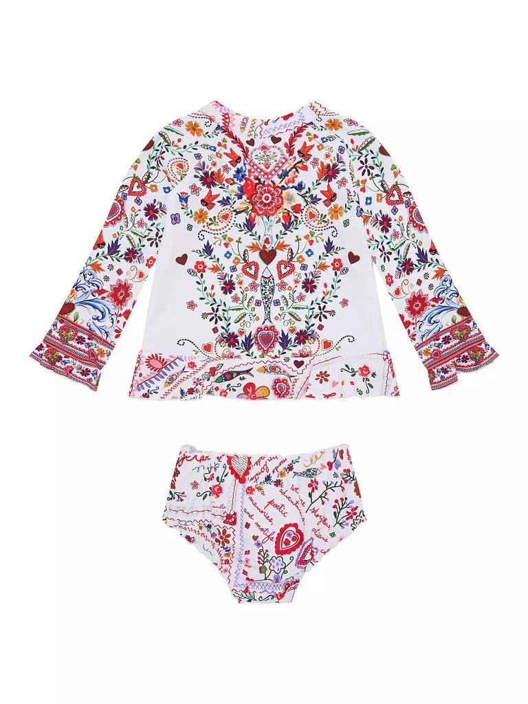 Camilla Baby Girl's Faith, Luck & Justice Rashie Set 2