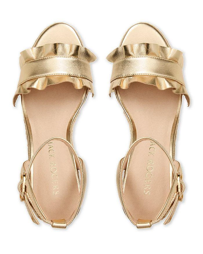 Jack Rogers Women's Rozette Ruffle Wedge Sandals 2