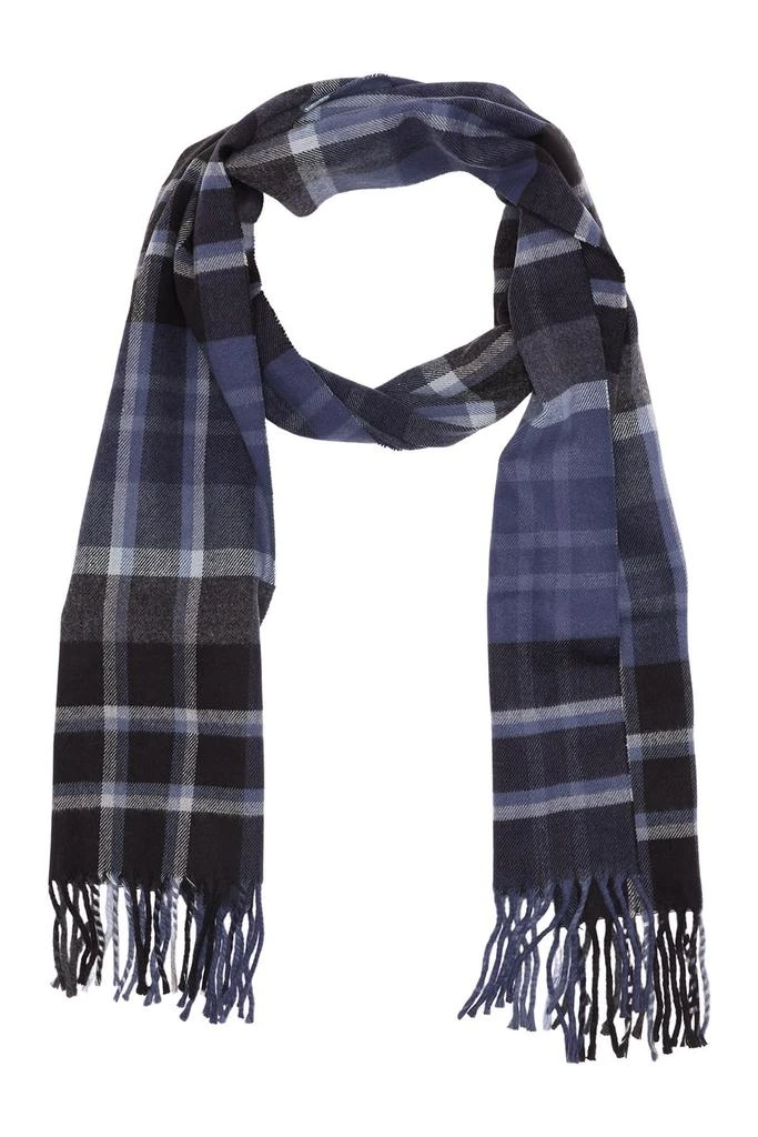STEWART OF SCOTLAND Acrylic Fancy Fringe Scarf 1