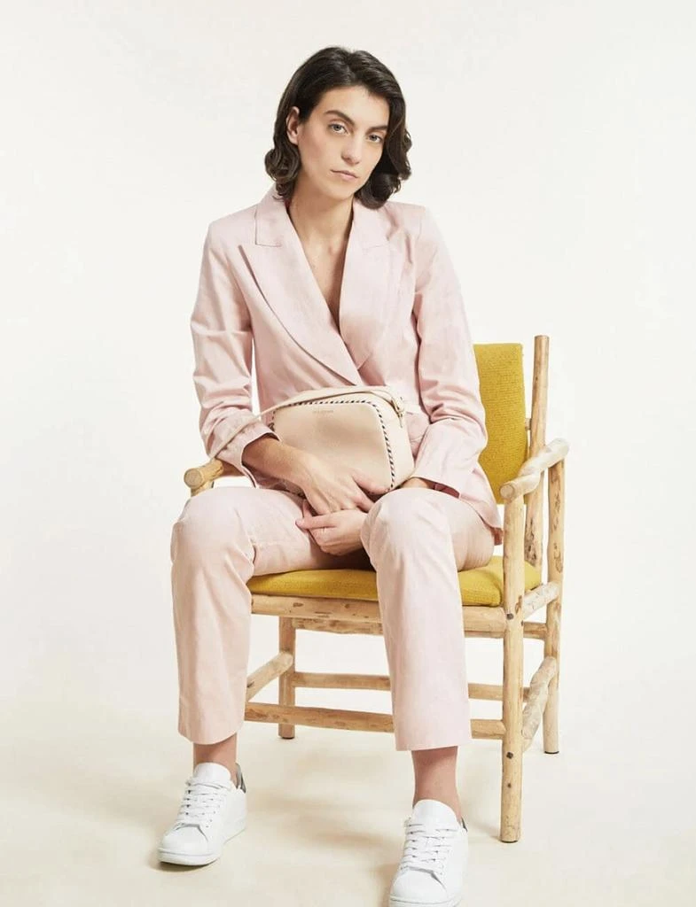 INES DE LA FRESSANGE Pale pink Gaelle jacket 1