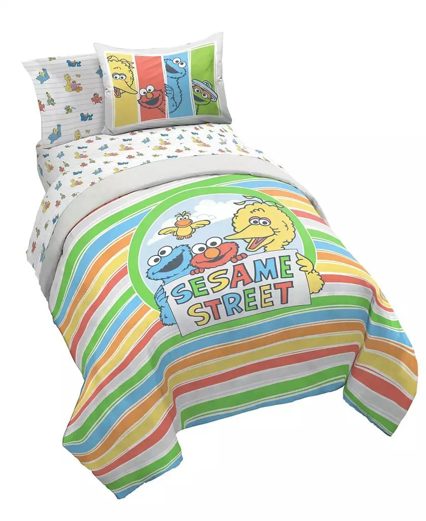 Saturday Park Sesame Street Organic Cotton 9-Pc. Bed Set