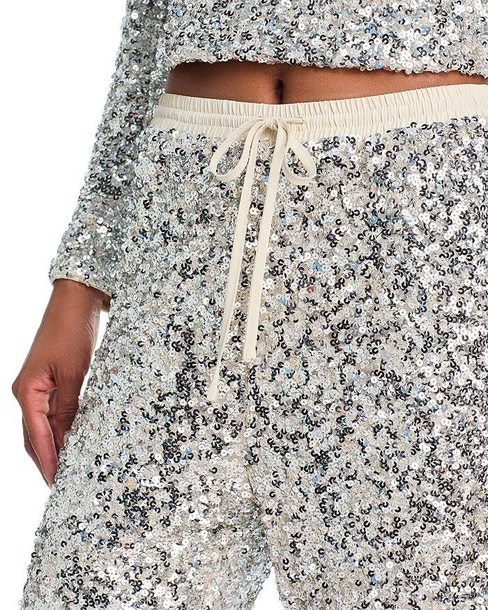 AQUA Sequin Joggers - Exclusive 5