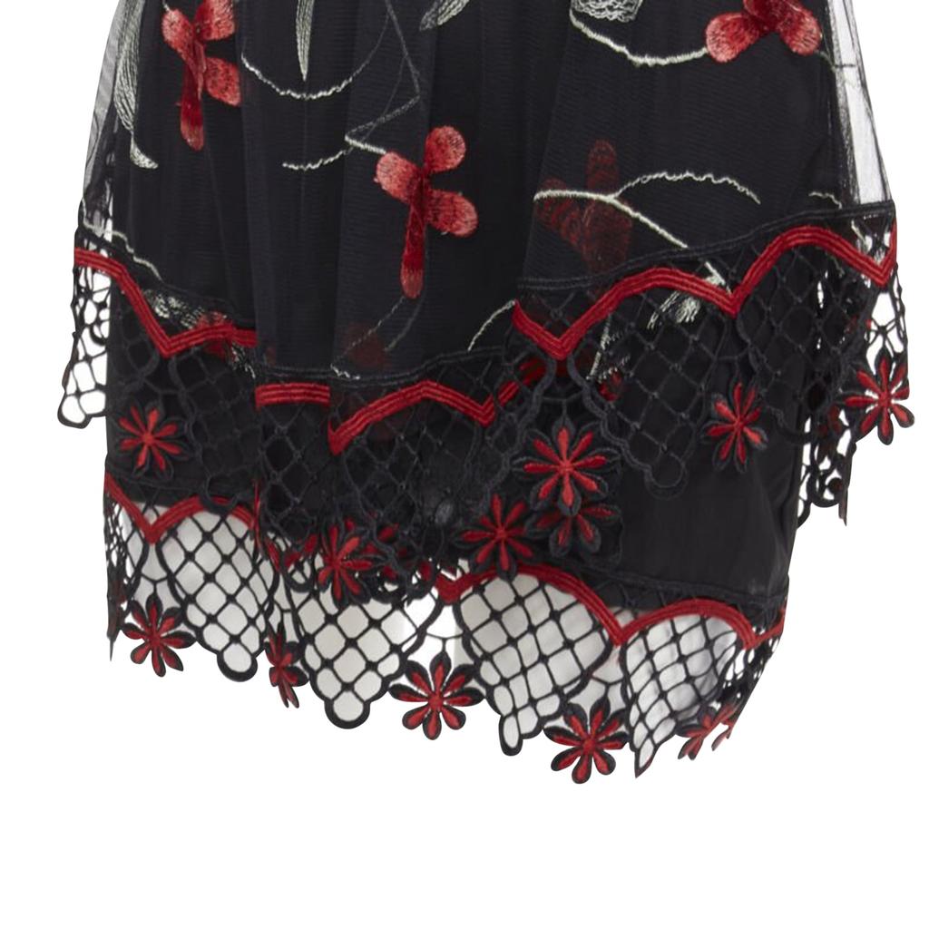 Alice McCall Wish you Were Here guipere lace floral tulle dres