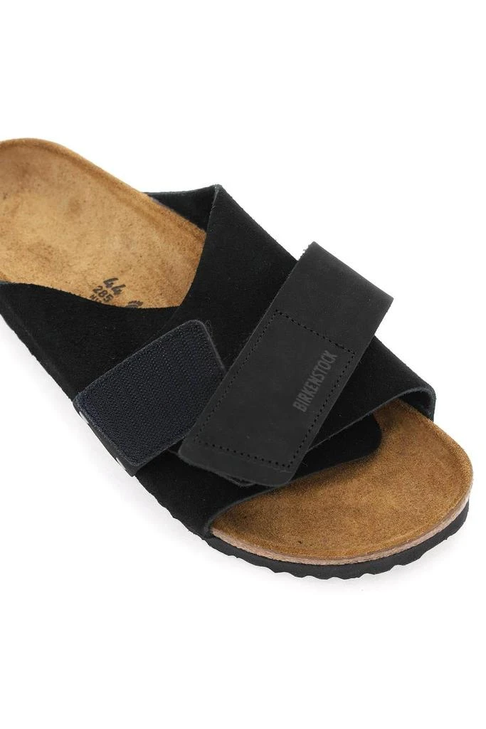 BIRKENSTOCK Kyoto suede and nubuck leather slides 4