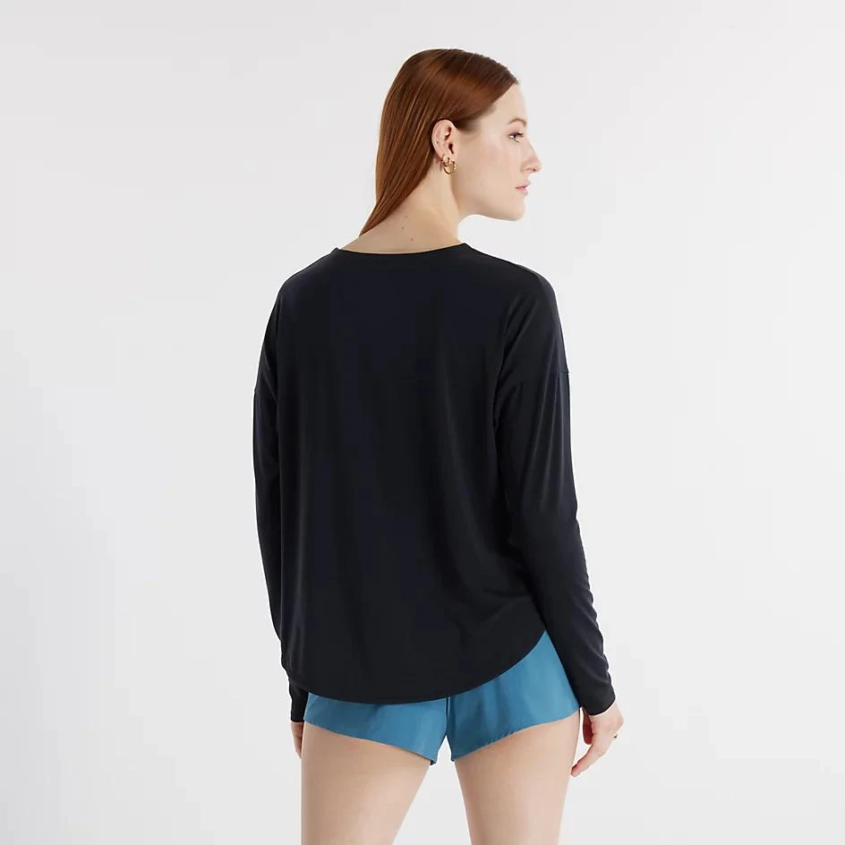 New Balance Drapey Jersey Long Sleeve T-Shirt 3